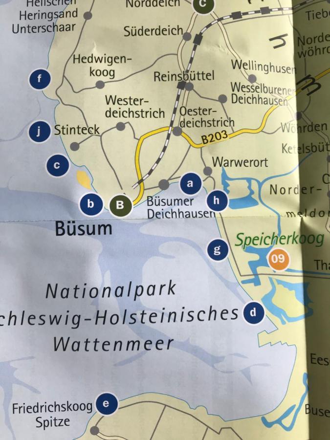 Heimat Am Meer Busumer Deichhausen Bagian luar foto